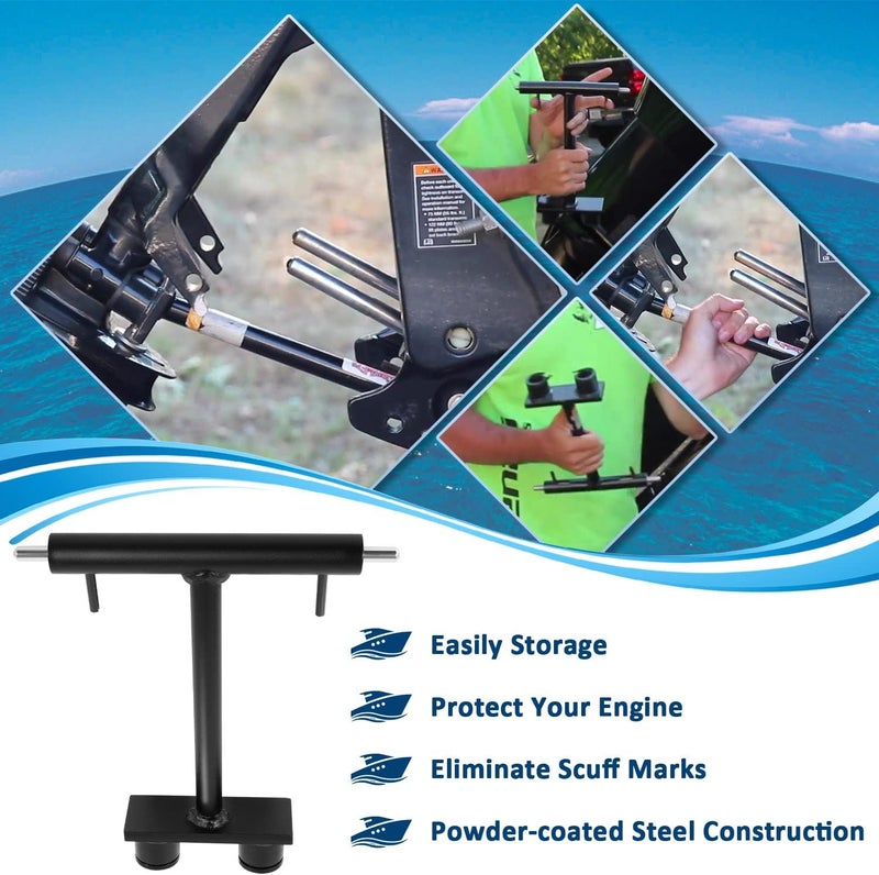 Bonbo 10108 Lock N' Stow for Outboard Trailering, Outboard Transom Saver, Trailering Support Bracket Fits for Mercury 135 OptiMax, 150 OptiMax, 175 OptiMax, and 75-HP to 200-HP EFI Outboard Motors - Image 3